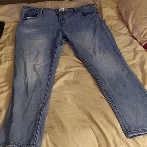 Light wash jeans